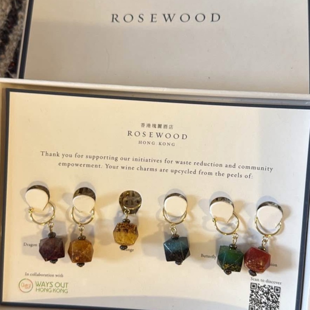 Wine Charms Set - Multicolor Elegance